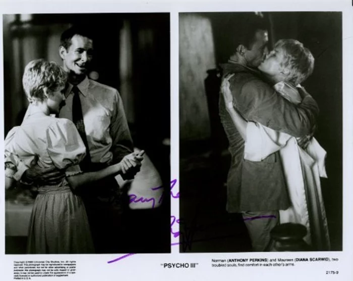 Anthony Perkins autograph