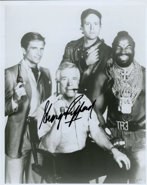 George Peppard autograph