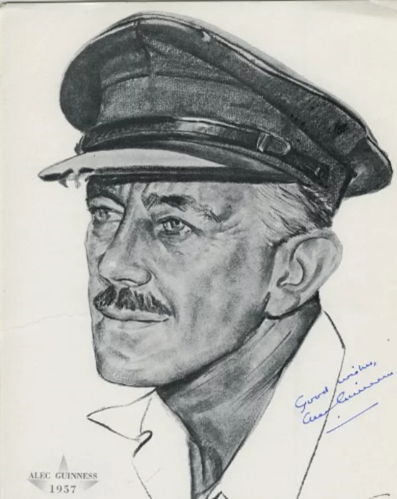 Alec Guinness autograph