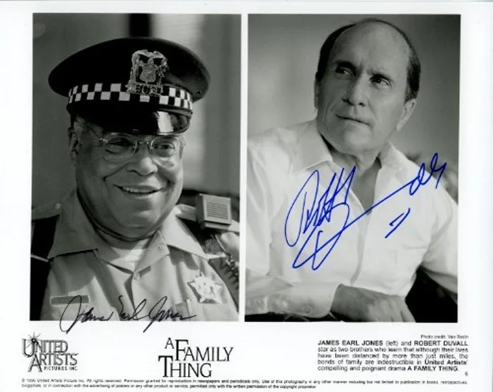A Family Thing autograph