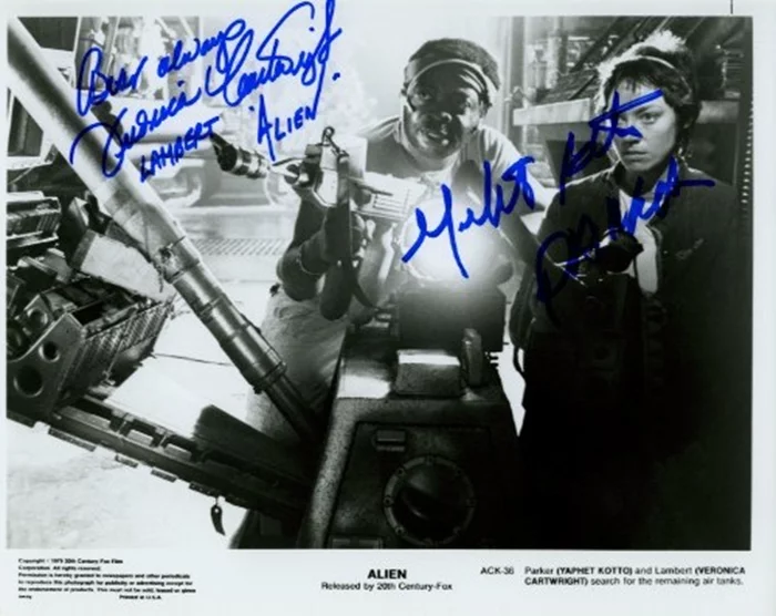 Alien autograph