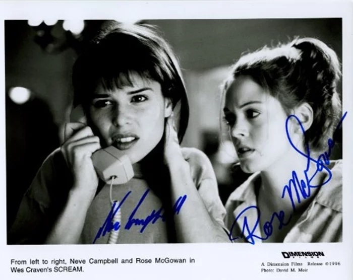 Scream autograph