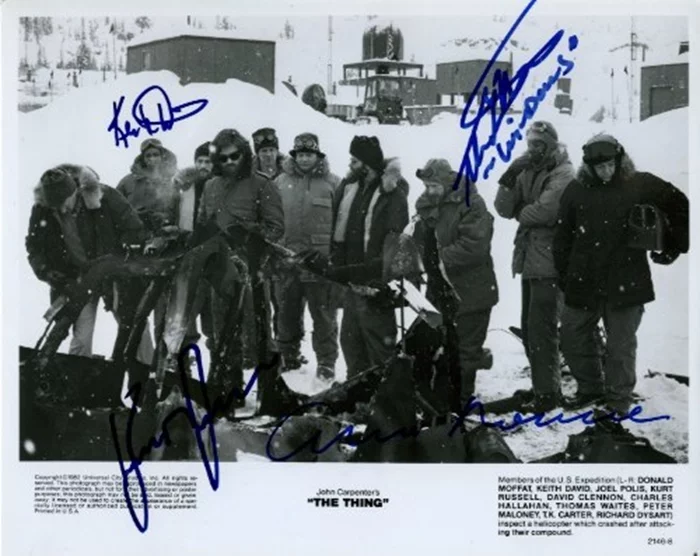 The Thing autograph