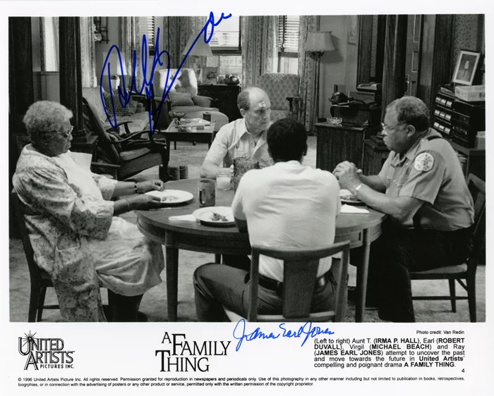A Family Thing autograph