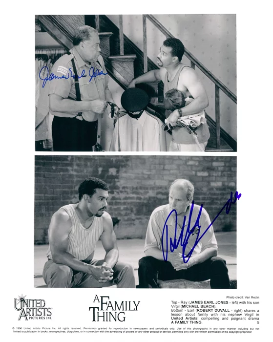 A Family Thing autograph