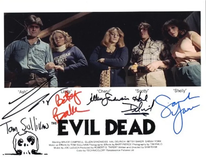 The Evil Dead autograph