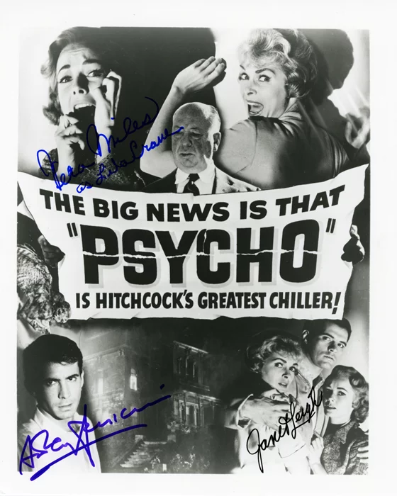 Psycho autograph