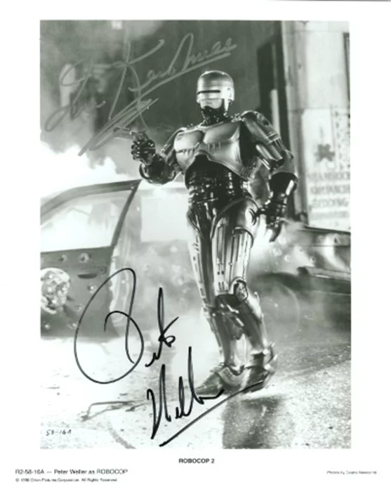 RoboCop 2 autograph