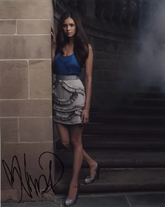 Nina Dobrev autograph
