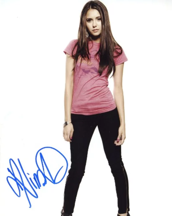 Nina Dobrev autograph
