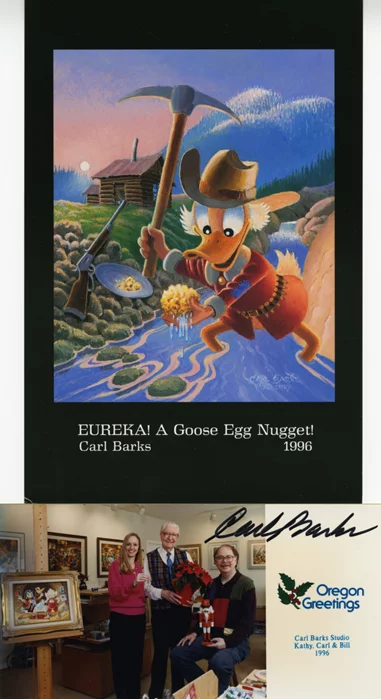 Carl Barks autograph