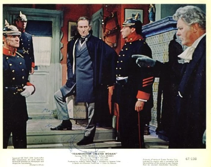 Peter Cushing autograph