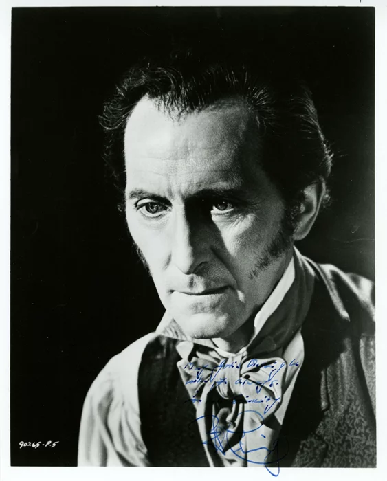 Peter Cushing autograph