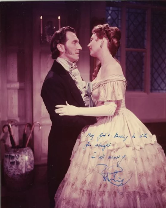 Peter Cushing autograph