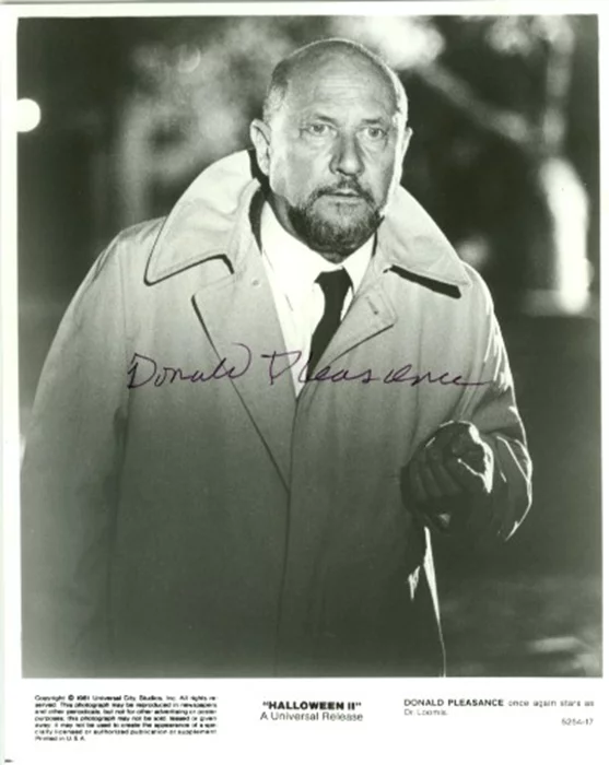 Donald Pleasence autograph