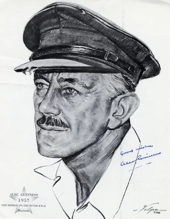 Alec Guinness autograph