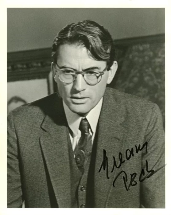 Gregory Peck autograph