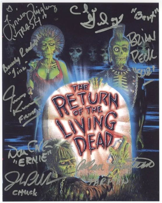 The Return of The Living Dead autograph