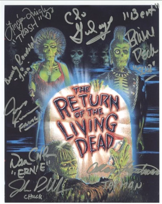The Return of The Living Dead autograph
