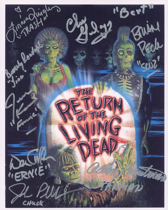 The Return of The Living Dead autograph