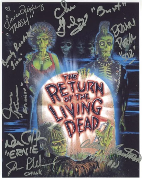 The Return of The Living Dead autograph