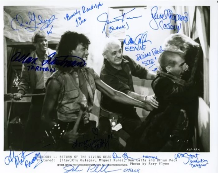 The Return of The Living Dead autograph