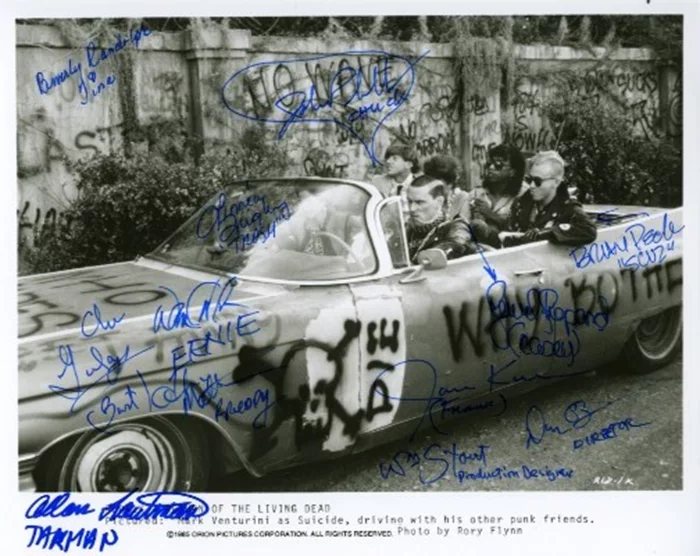 The Return of The Living Dead autograph