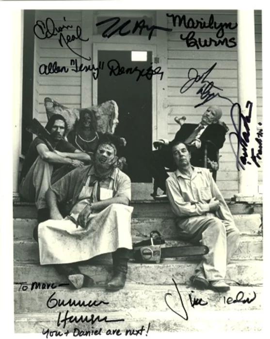 The Texas Chainsaw Massacre autograph