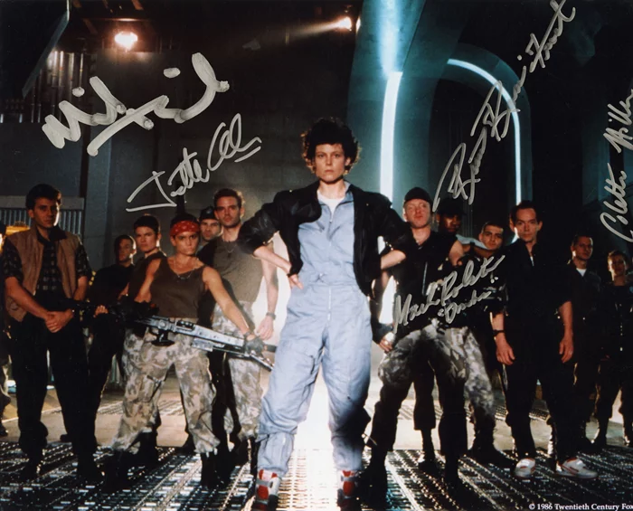 Aliens autograph