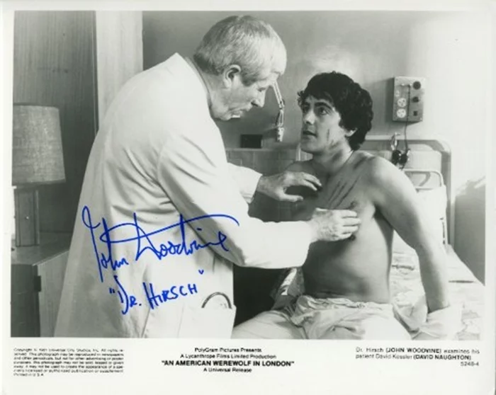 John Woodvine autograph