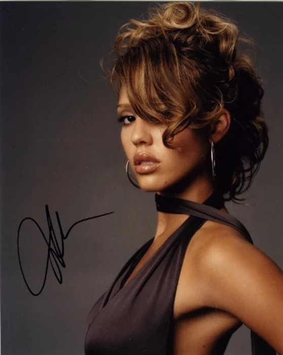 Jessica Alba autograph