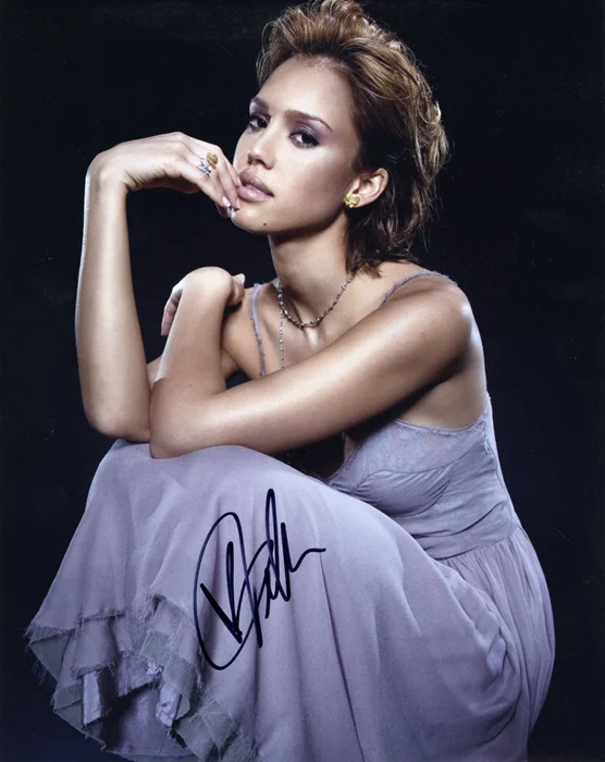 Jessica Alba autograph