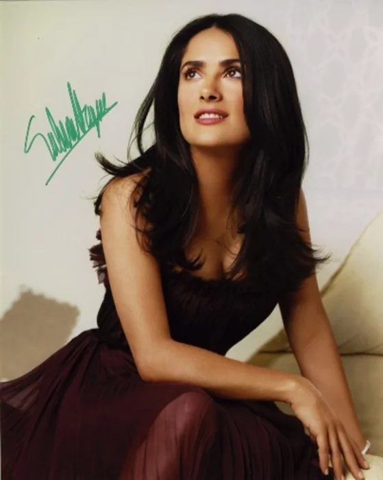 Salma Hayek autograph