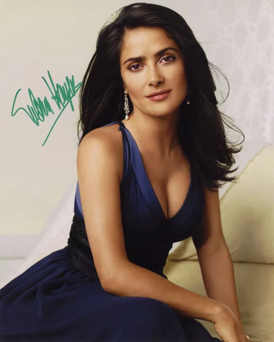 Salma Hayek autograph