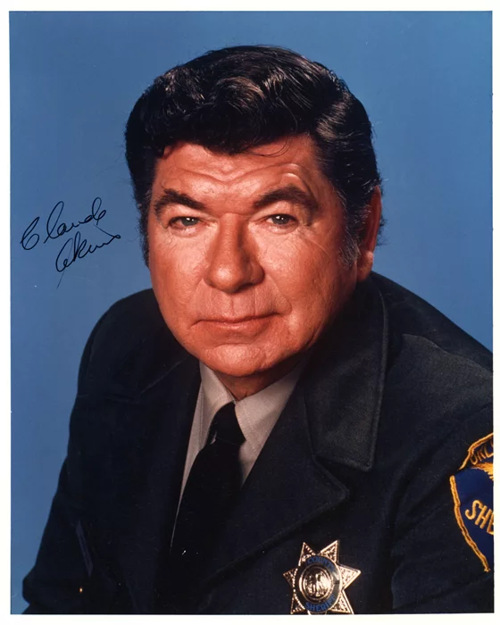 Claude Akins autograph
