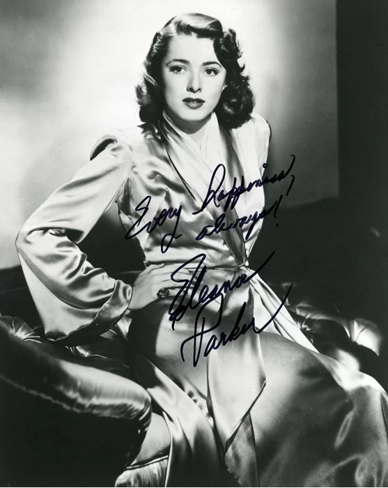 Eleanor Parker autograph