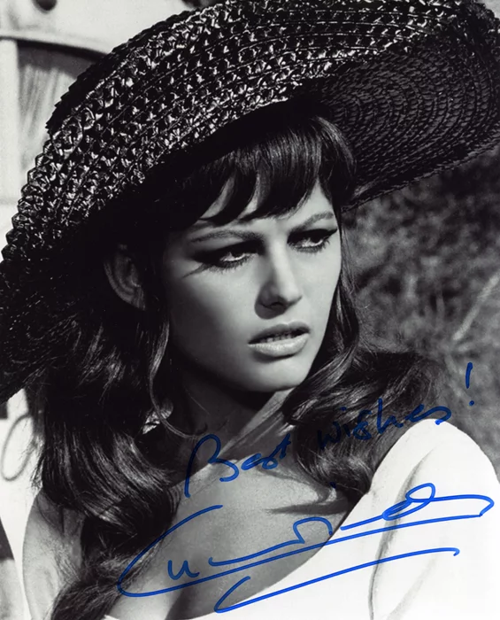 Claudia Cardinale autograph