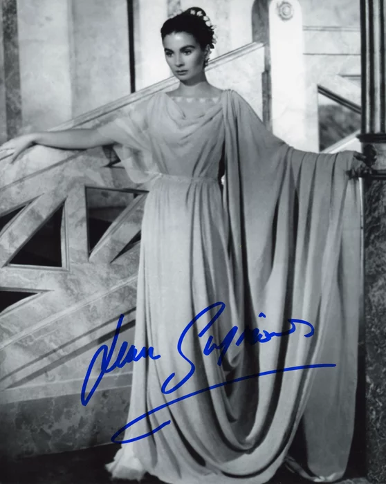 Jean Simmons autograph