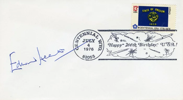 Edward Heath autograph