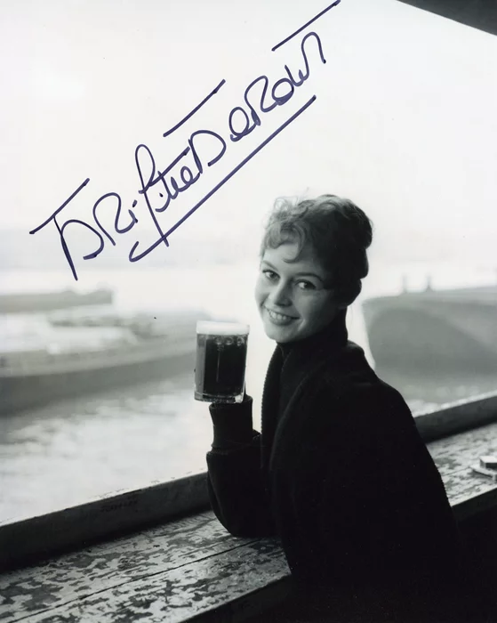 Brigitte Bardot autograph