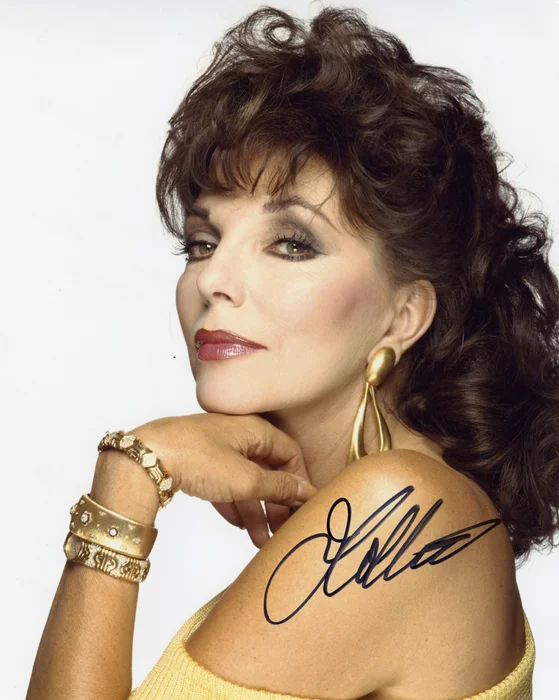 Joan Collins autograph