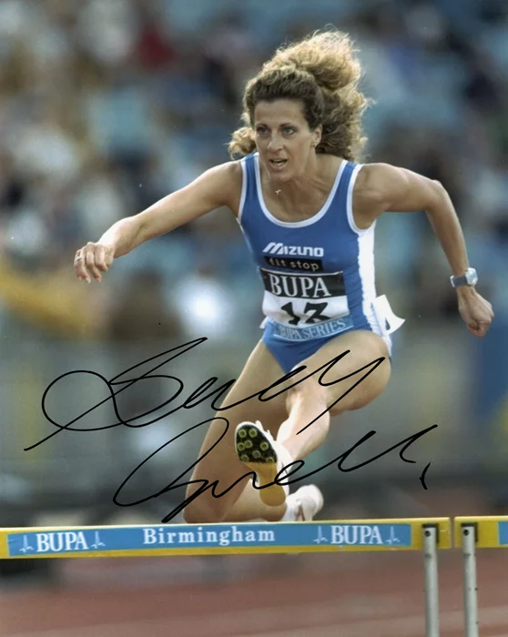 Sally Gunnell autograph