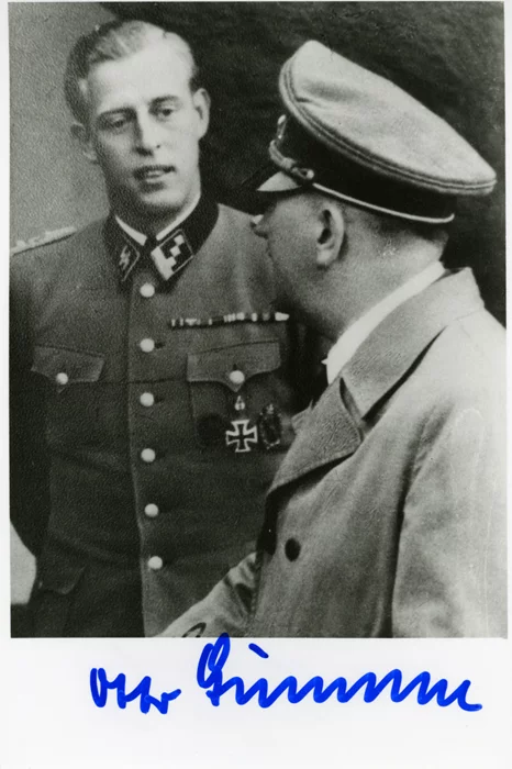 Otto Gunsche autograph