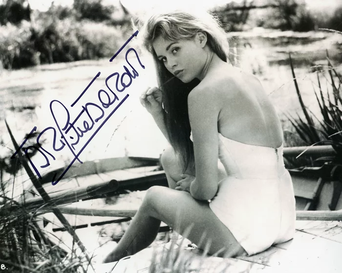 Brigitte Bardot autograph