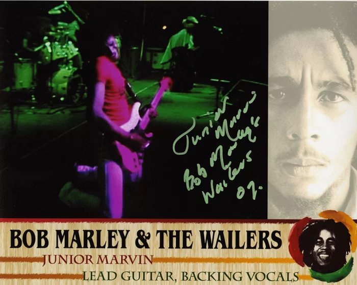 Junior Marvin autograph