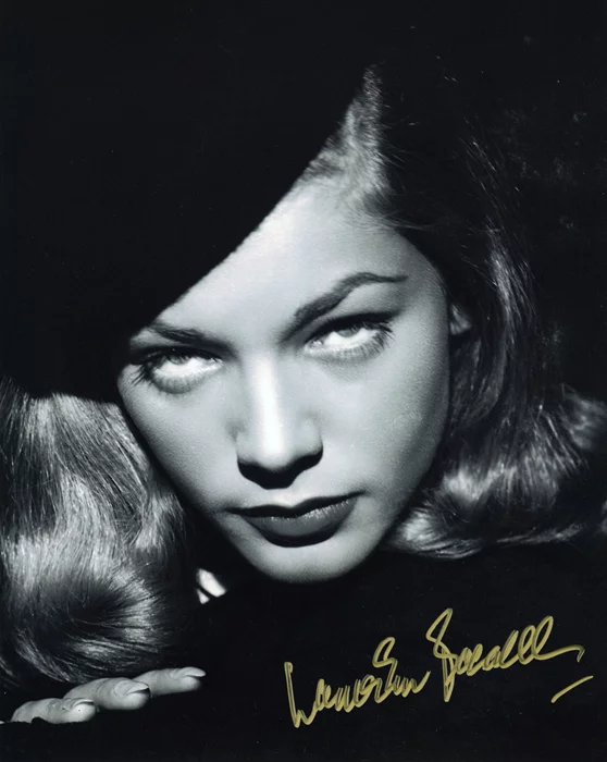 Lauren Bacall autograph