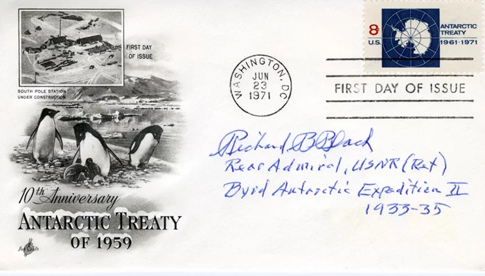 Richard Byrd Expedition autograph