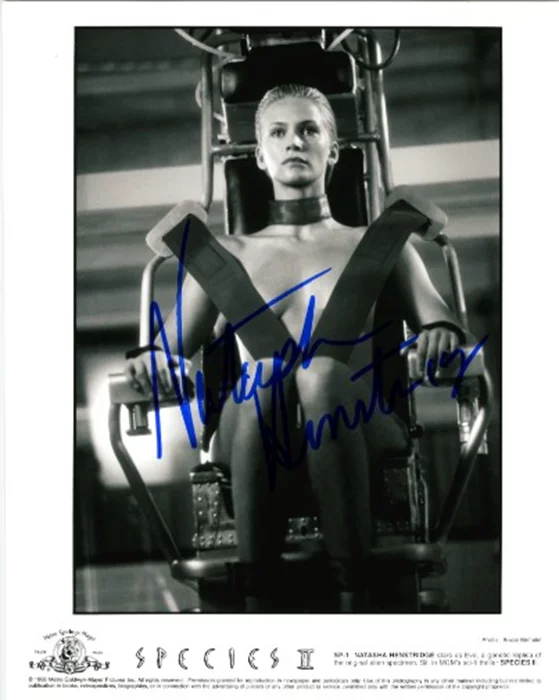 Natasha Henstridge autograph