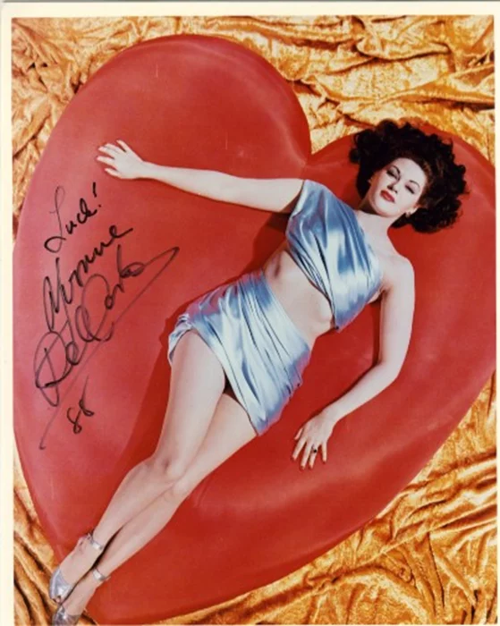 Yvonne DeCarlo autograph