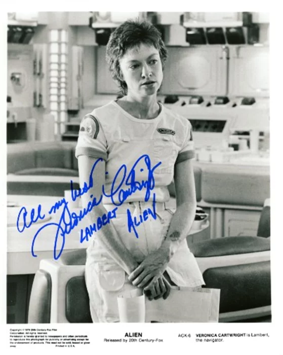 Veronica Cartwright autograph
